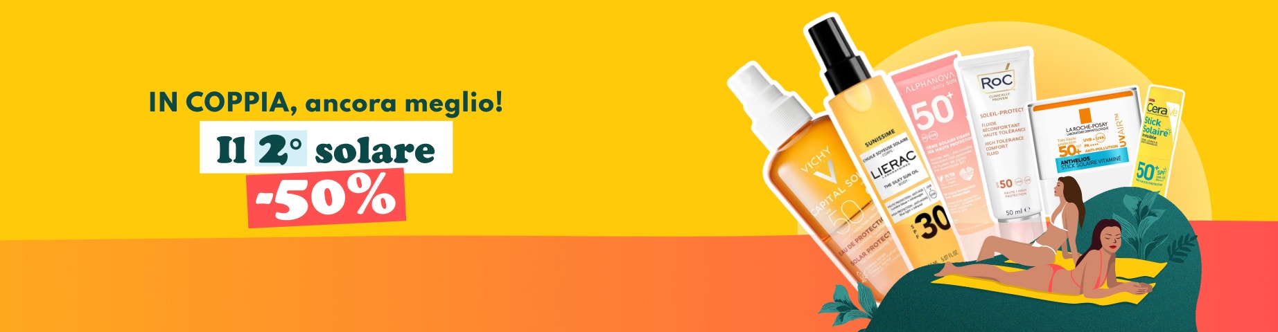Sunny Days: acquista 2 prodotti, il 2° è al -50%