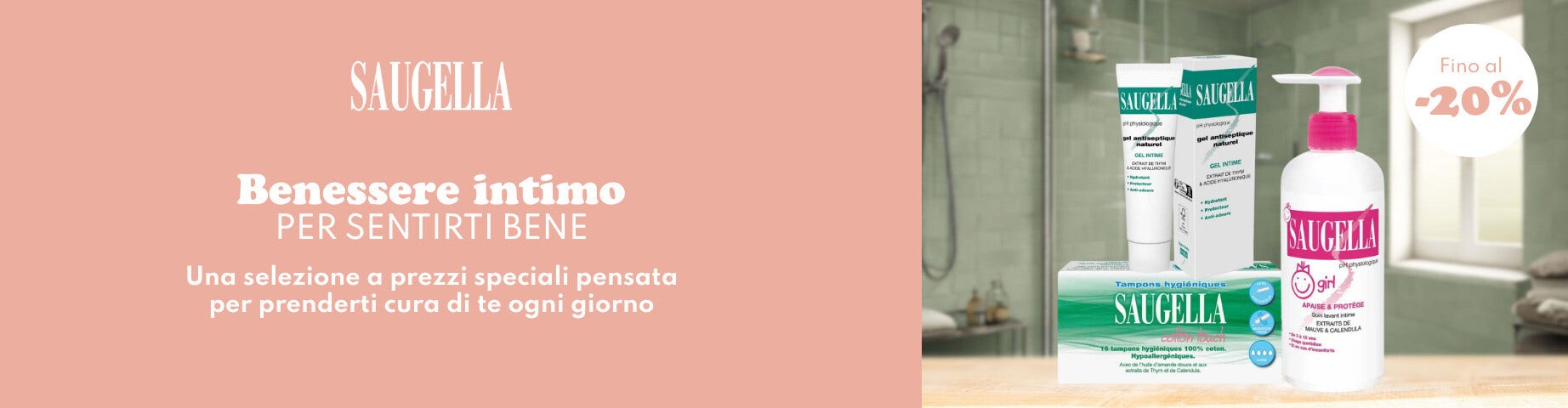Saugella: fino al -20%