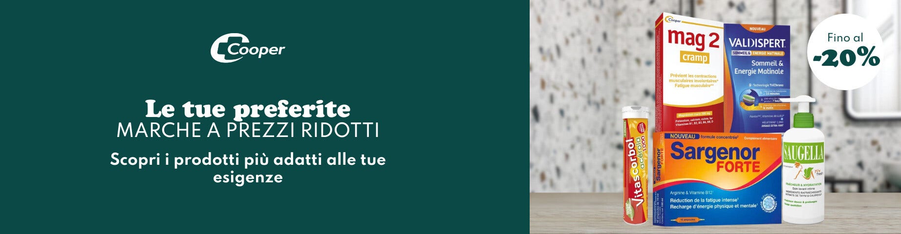 Cooper: fino al -20%