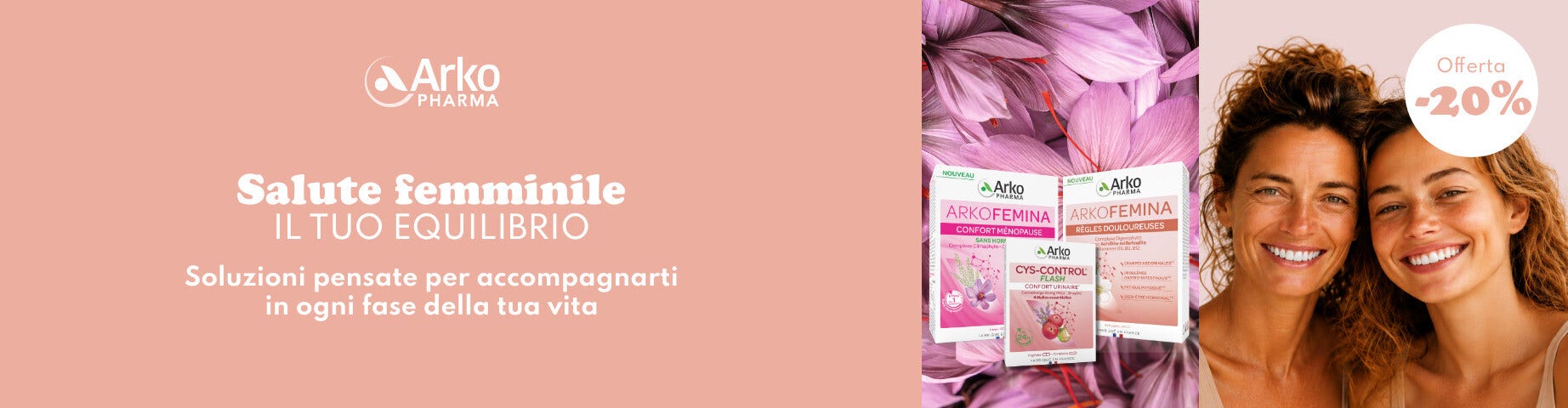 Arkopharma: fino al -20%