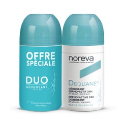 Noreva Deoliane DUO 24H deodorante roll-on dermoattivo 2x50ml