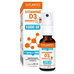 D. Plantes Original Vitamine D3 1000 UI Spray 20ml