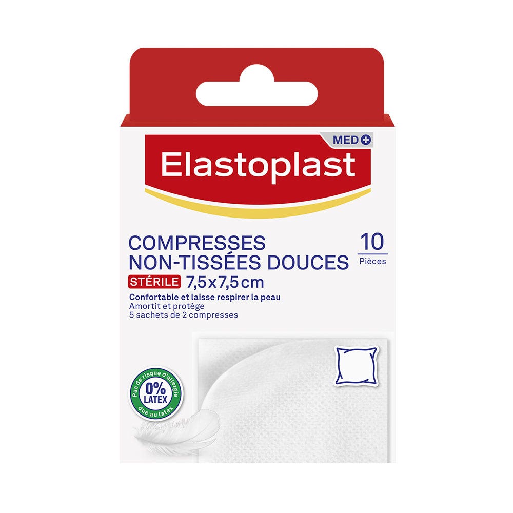 Elastoplast Primo Soccorso Compresse non tessute delicate 10 compresse