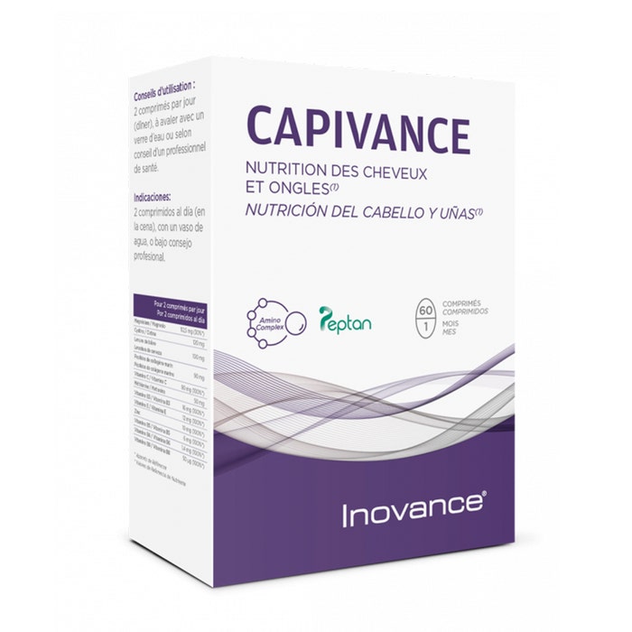 Capivance 60 compresse Nutrizione di Capelli e Unghie Inovance