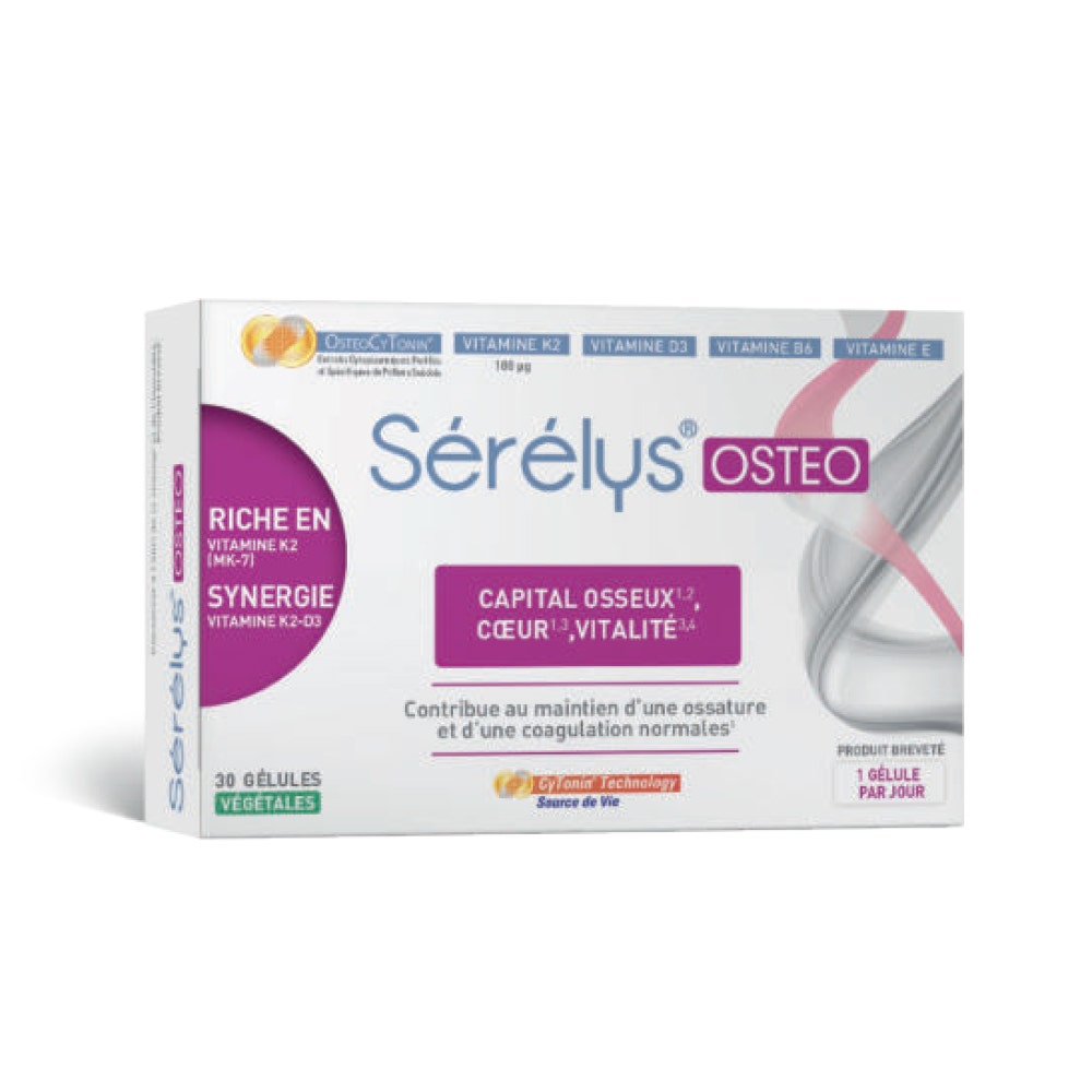 Serelys Pharma Capitali ossei, cuore e vitalità osteomuscolare 30 capsule vegetali