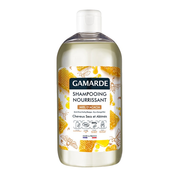Shampoo nutriente al miele d'acacia bio 500 ml Gamarde