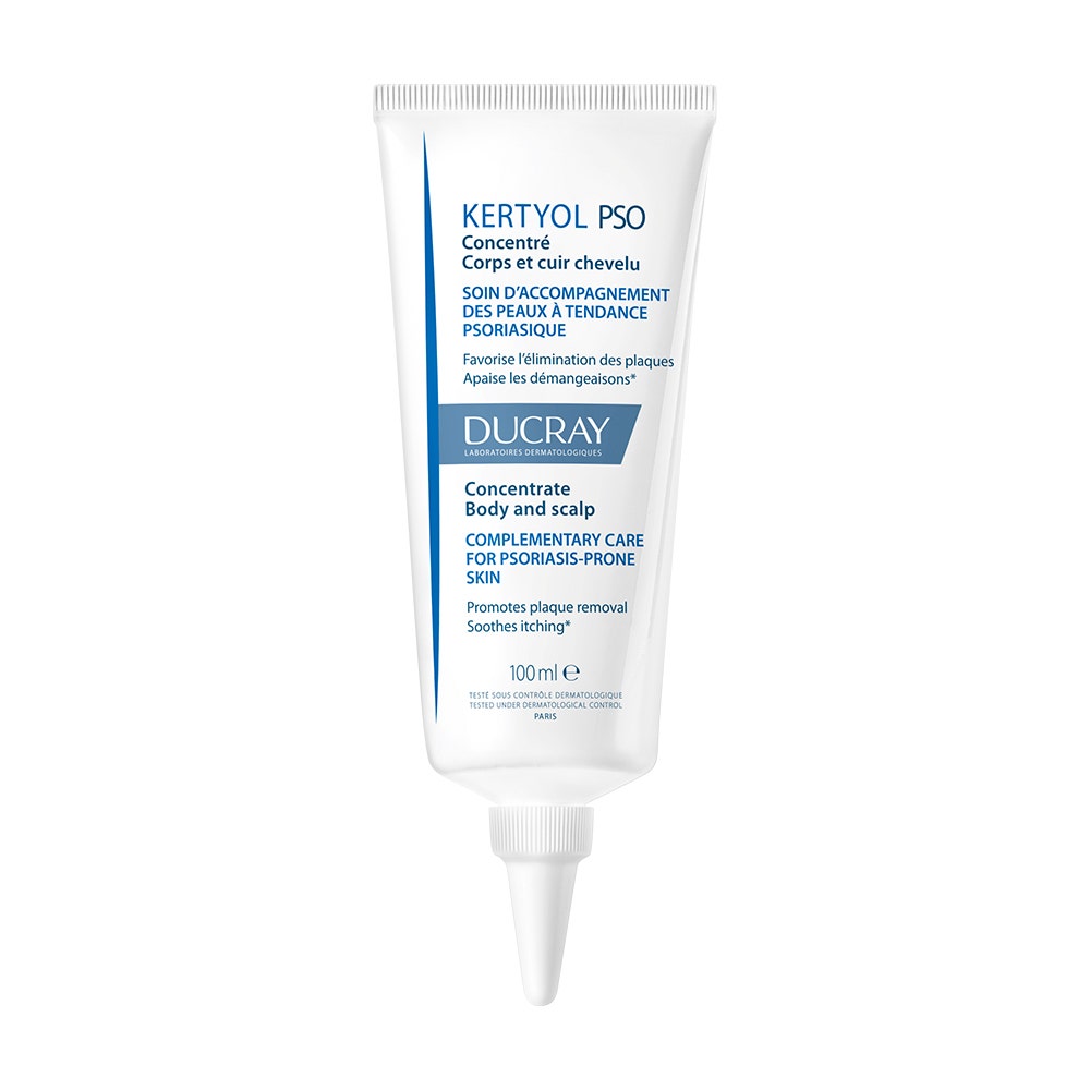 Ducray Kertyol P.S.O Concentrato corpo e cuoio capelluto per pelle con psoriasi 100 ml