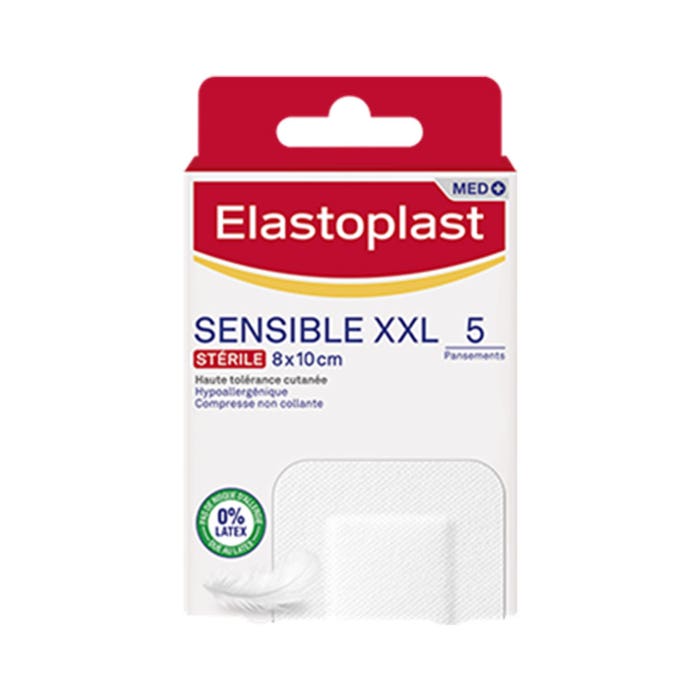 XXL Medicazioni sensibili 10x8cm x5 Elastoplast