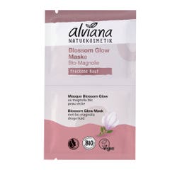 Alviana Maschera di luce di fiori Magnolia Organic Pelle secca 2x7,5ml