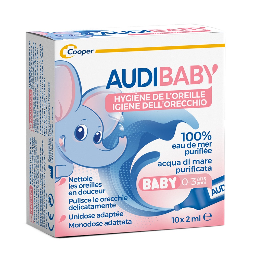 Audispray Pulizia delle Orecchie del Baby Audi 10x2ml