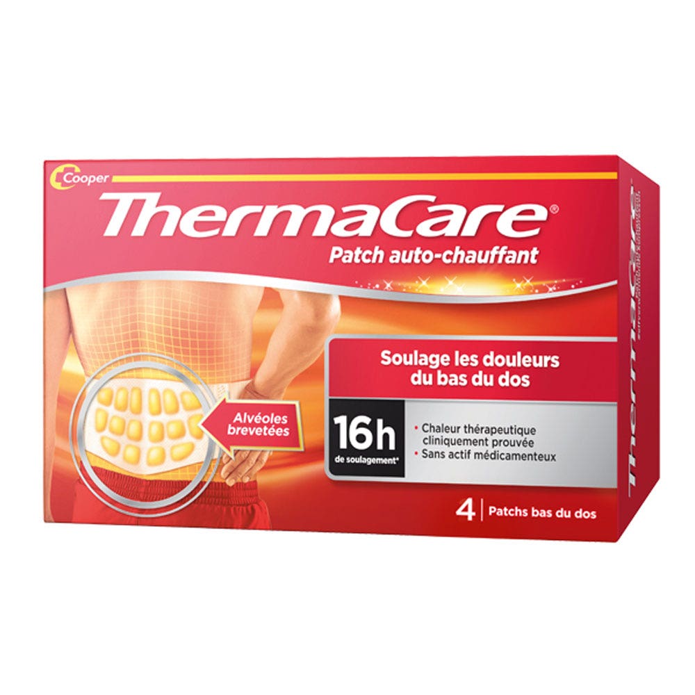 Thermacare Toppa posteriore autoriscaldante x4