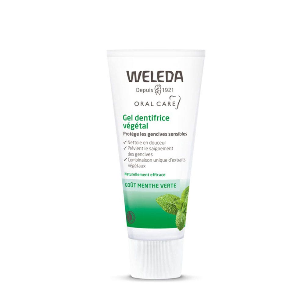Weleda Dentifricio Vegetale Goût menthe verte 75ml