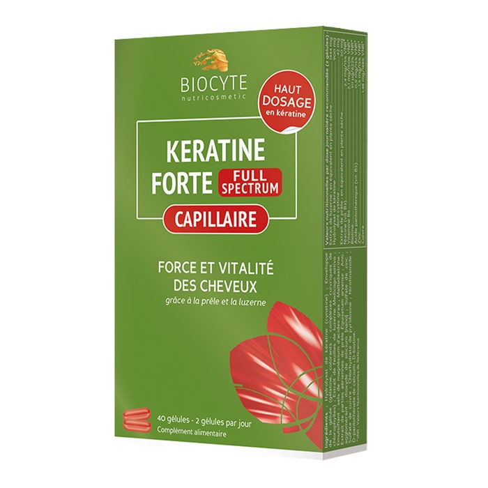 Keratine Forte Full Spectrum 40 Capsule Biocyte