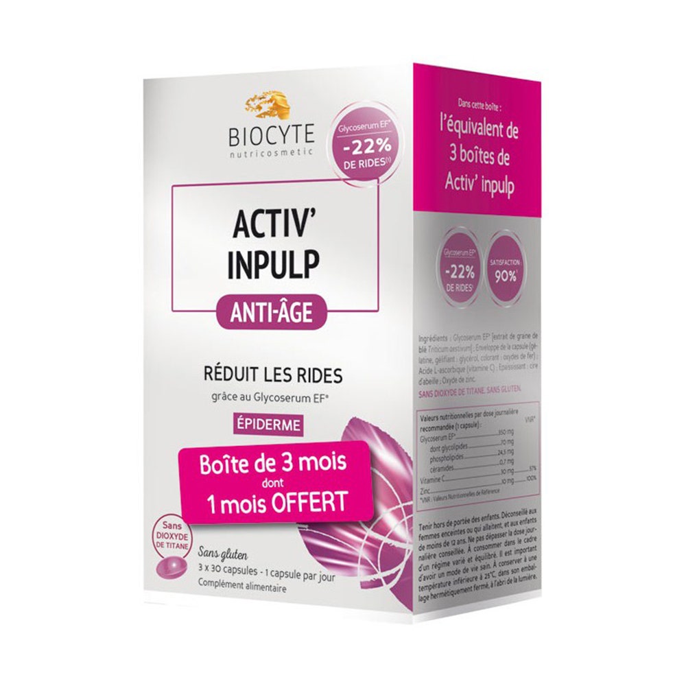 Biocyte Activ'inpulp Scatola Anti-età 90 Capsule