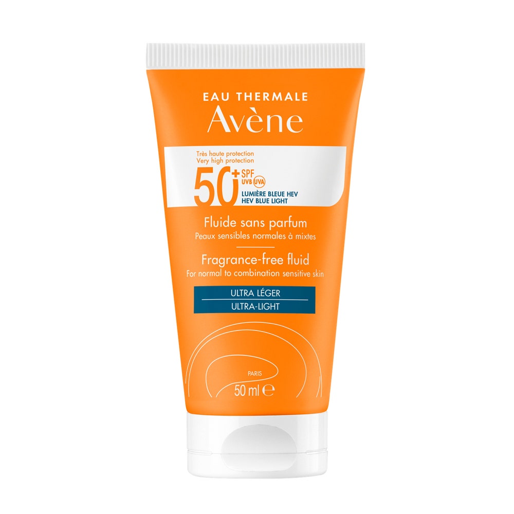 Avène Solari Fluido viso SPF50+ senza profumo ultra-leggero 50 ml