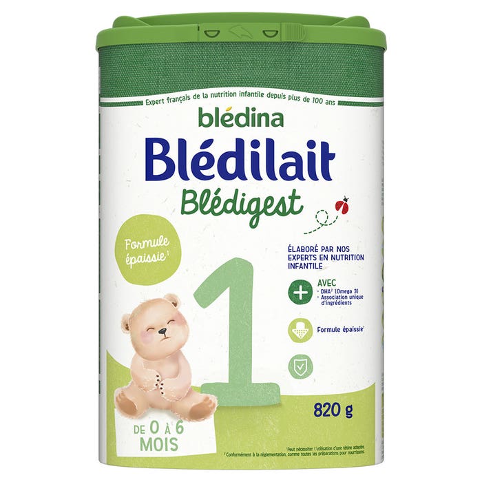 Blédina Blédigest 1a età 0-6 mesi 820g - Blédina 820g Blédina