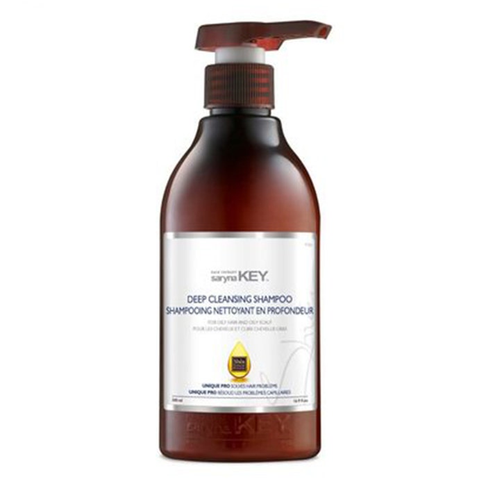 Shampoo detergente profondo 500 ml capelli e cuoio capelluto grassi Saryna Key