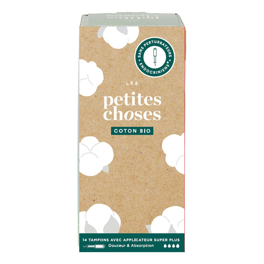 Les Petites Choses Assorbenti biologici con applicatore - Flux Super Plus x14