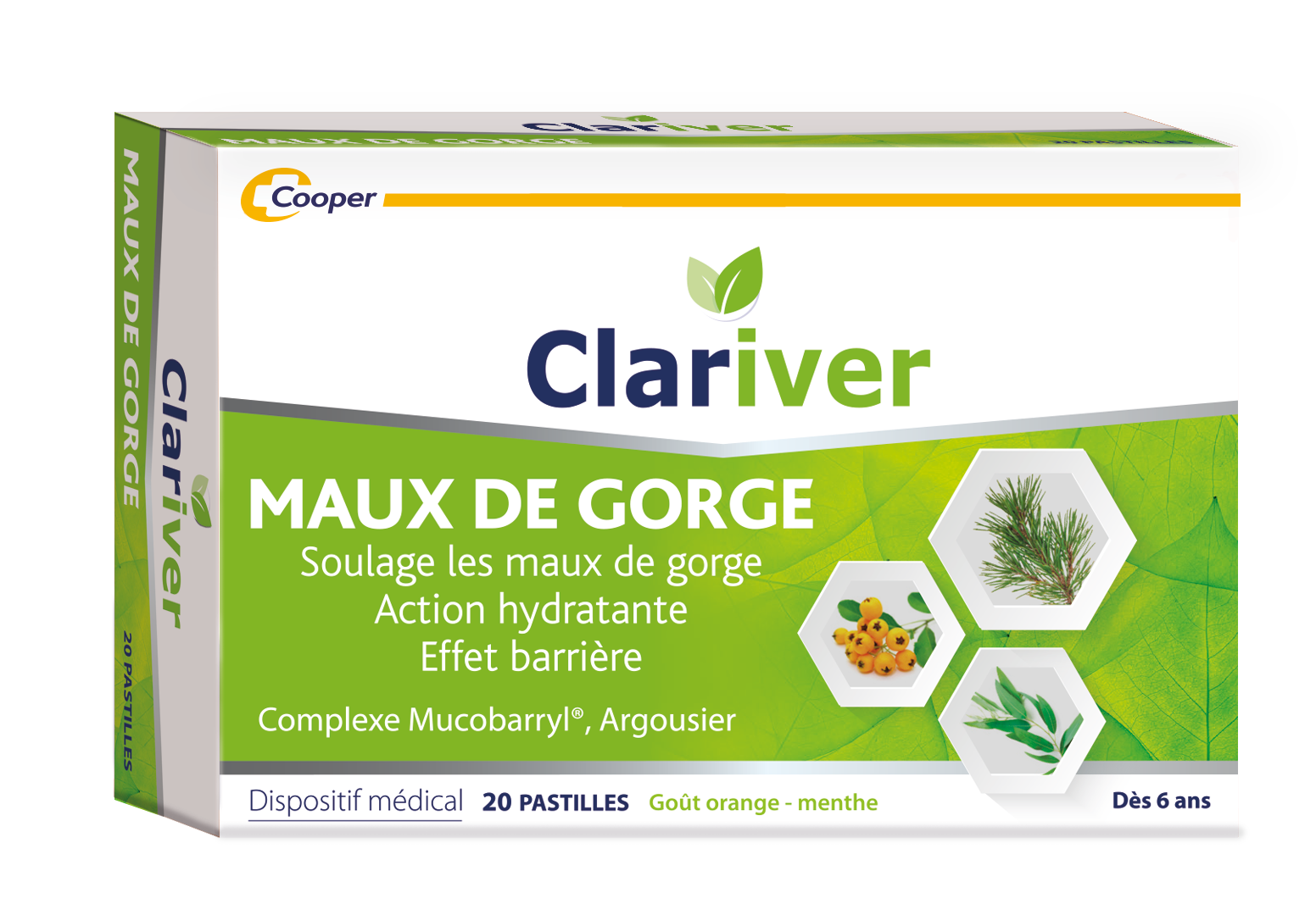 Clariver Mal di gola 20 compresse