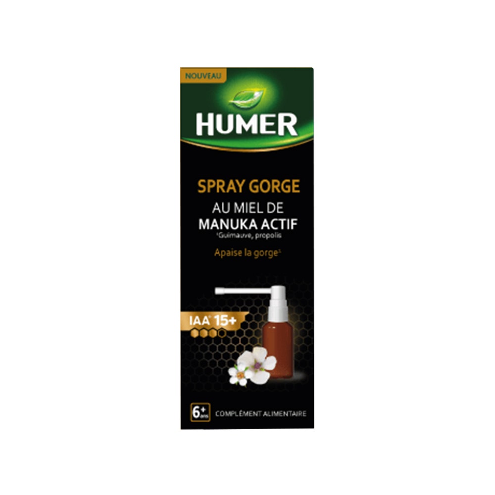 Humer Spray per la gola al miele di Manuka attivo 20ml