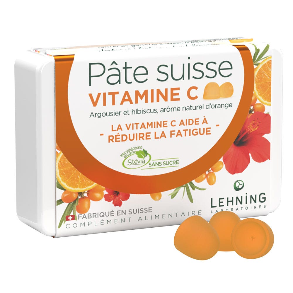 Lehning Pasta svizzera Vitamine C x40 gomme da cancellare