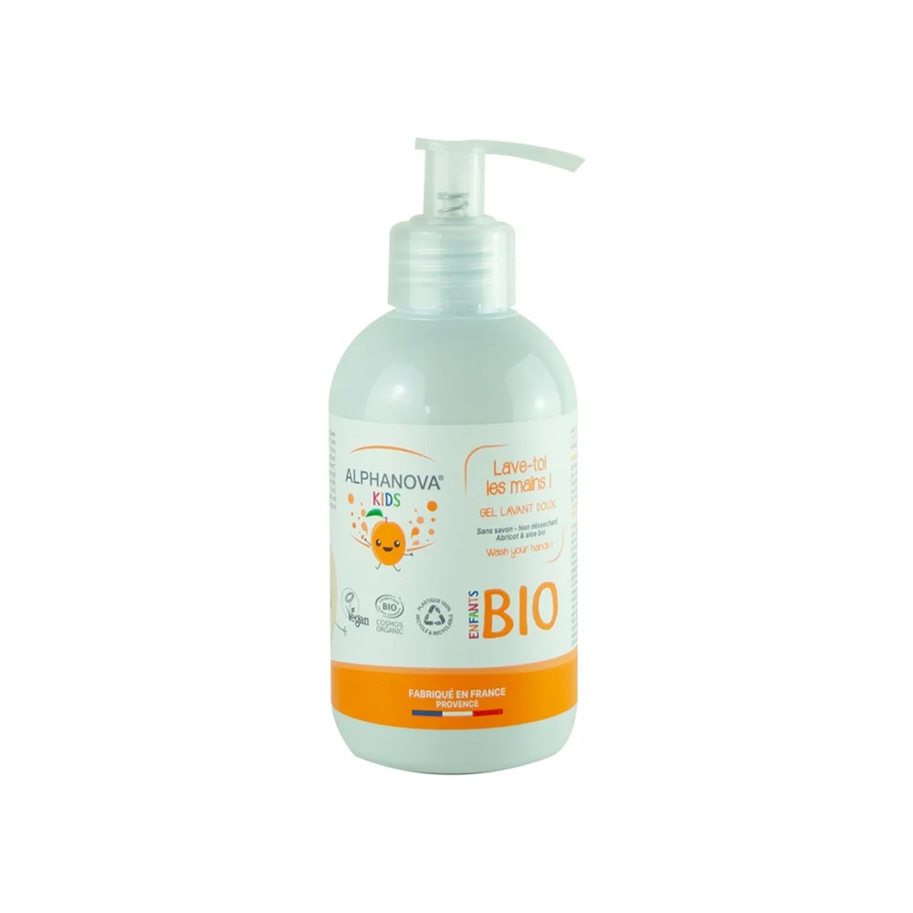 Alphanova Kids Gel per il lavaggio delicato delle mani Albicocca 250ml