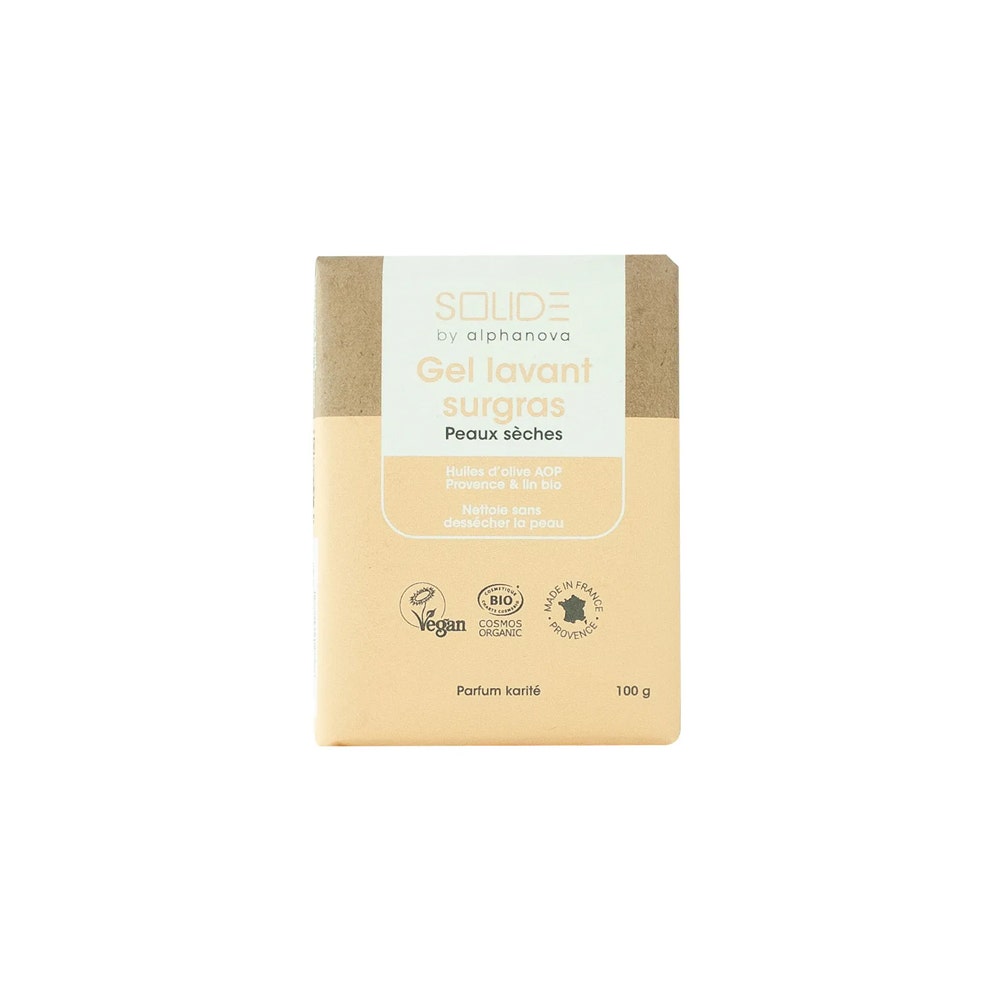 Alphanova Solide Gel lavante supergrasso per pelli secche 100g