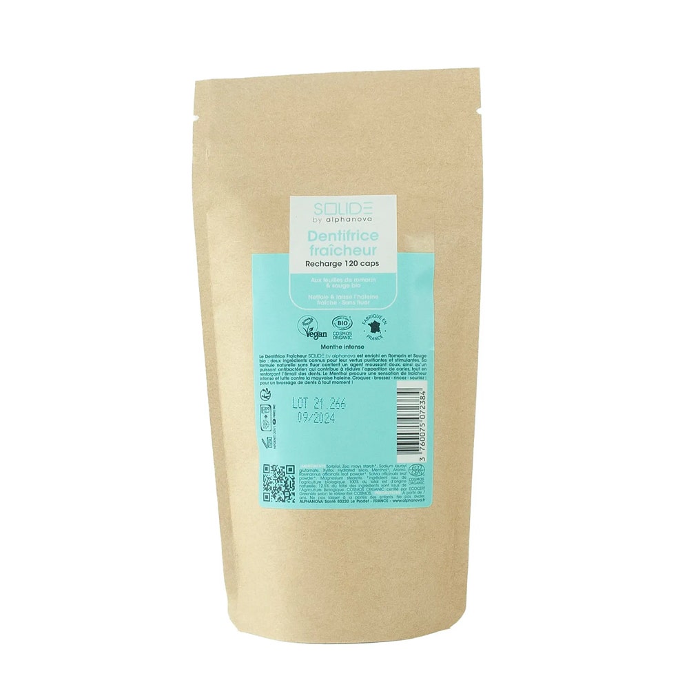 Alphanova Ricarica di dentifricio masticabile x120