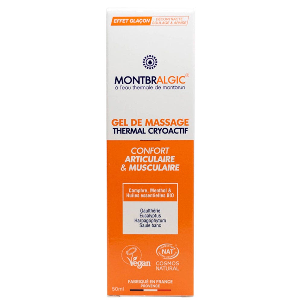 Montbrun Gel da massaggio termico crioattivo 50ml