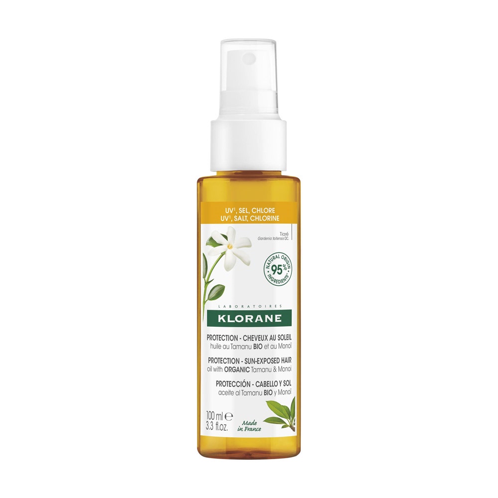 Klorane Olio protettivo per capelli con Tamanu e Monoï biologici