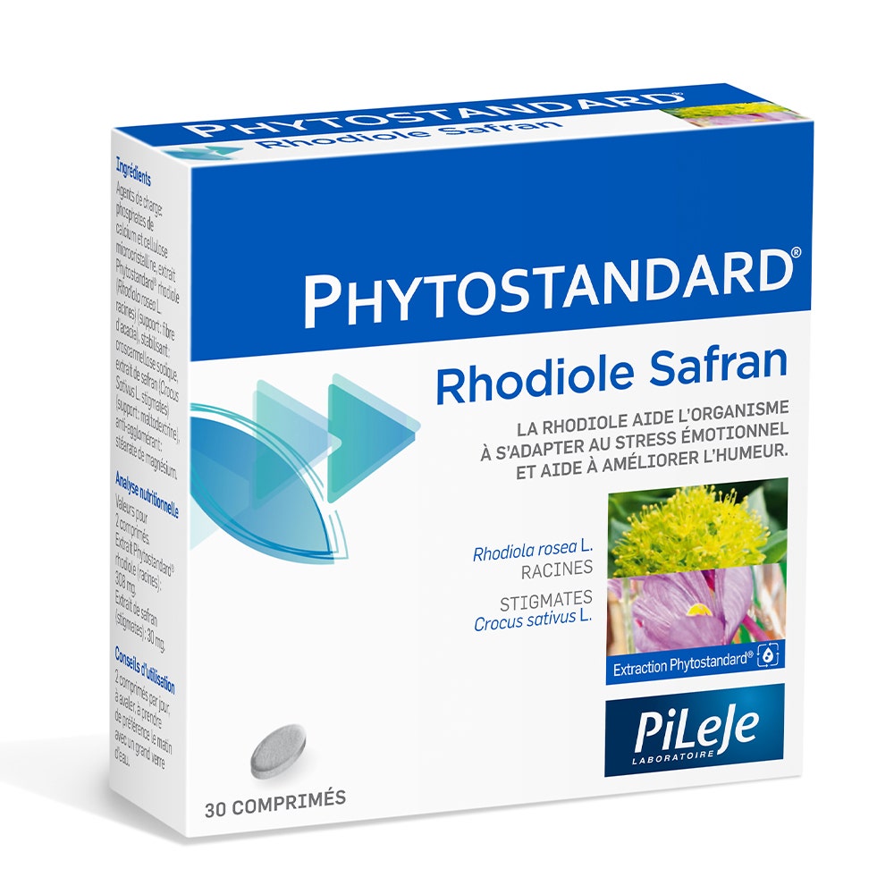 Pileje Phytostandard Rodiola e Zafferano 30 compresse