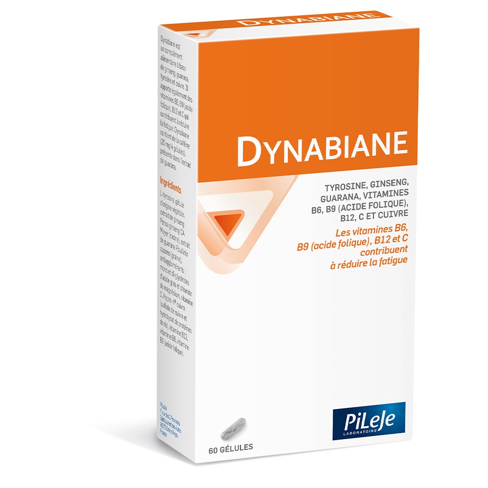 Pileje Dynabiane Vitamine B6, B9, B12, C e Rame 60 capsule