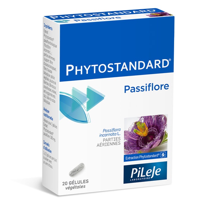 Phytostandard Passiflora Bio 20 Capsule 20 gélules Phytostandard Pileje