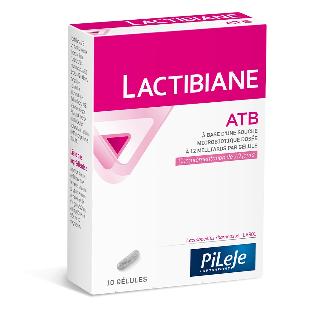 Pileje Lactibiane ATB flora intestinale 10 capsule