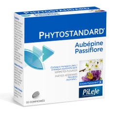 Pileje Phytostandard Phytostandard Biancospino e Passiflora 30 Compresse 30 Comprimés
