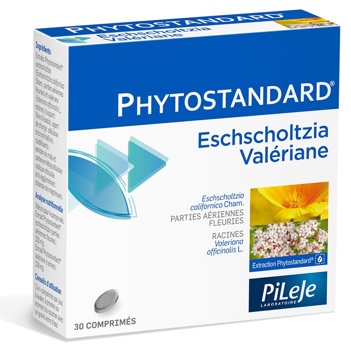 Phystostandard Eschscholtzia e Valeriana 30 Compresse 30 Comprimés Phytostandard Pileje