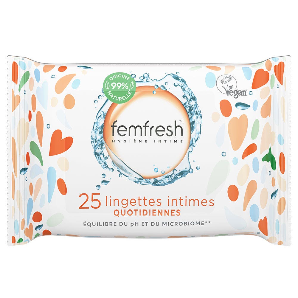 Femfresh Salviette intime quotidiane 25 unità