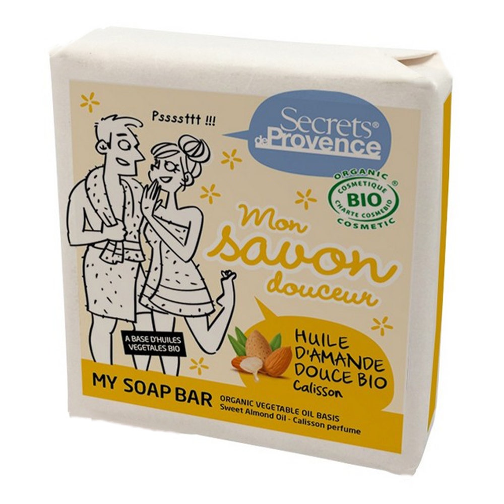 Secrets de Provence Sapone olio di mandorle dolci profumo Calisson 100 g