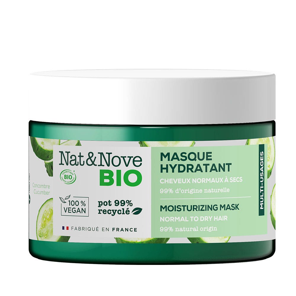 NAT&NOVE BIO Maschera idratante bio capelli da normali a secchi 300 ml