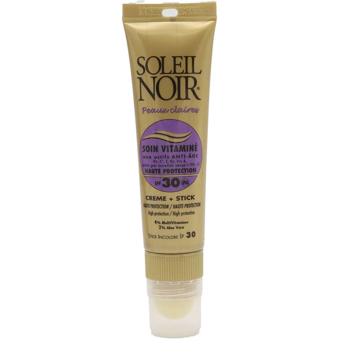 Soleil Noir N°42 Vitamine Crema + Stick alta protezione Spf30 20 ml