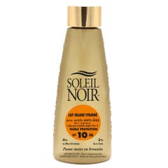 Soleil Noir N°70 Latte Solare Vitamine Anti-età per Pelli Scure o Bronzate Spf10 150 ml