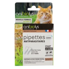 Anibiolys Pipette Antiparassitarie Gatto + 12 Mesi x2