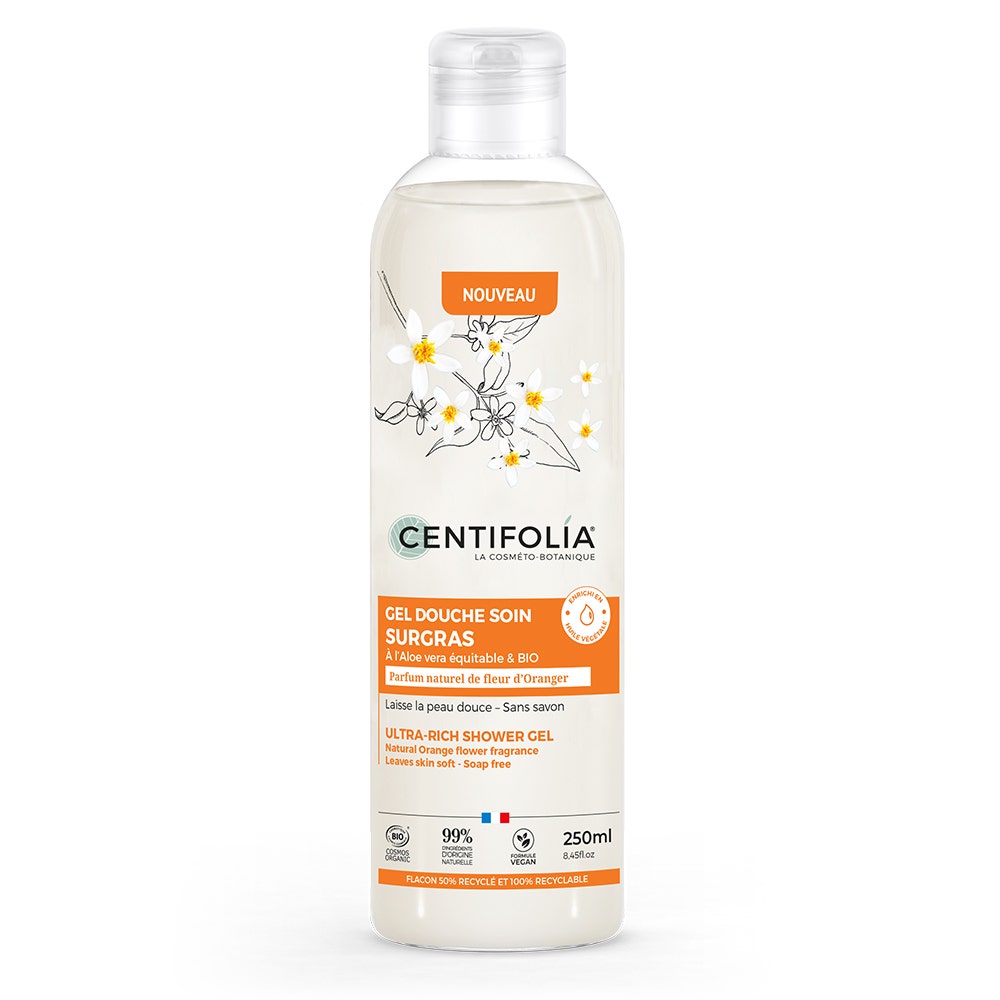 Centifolia gel doccia superfluido al profumo di Fiori d'Arancio 250ml