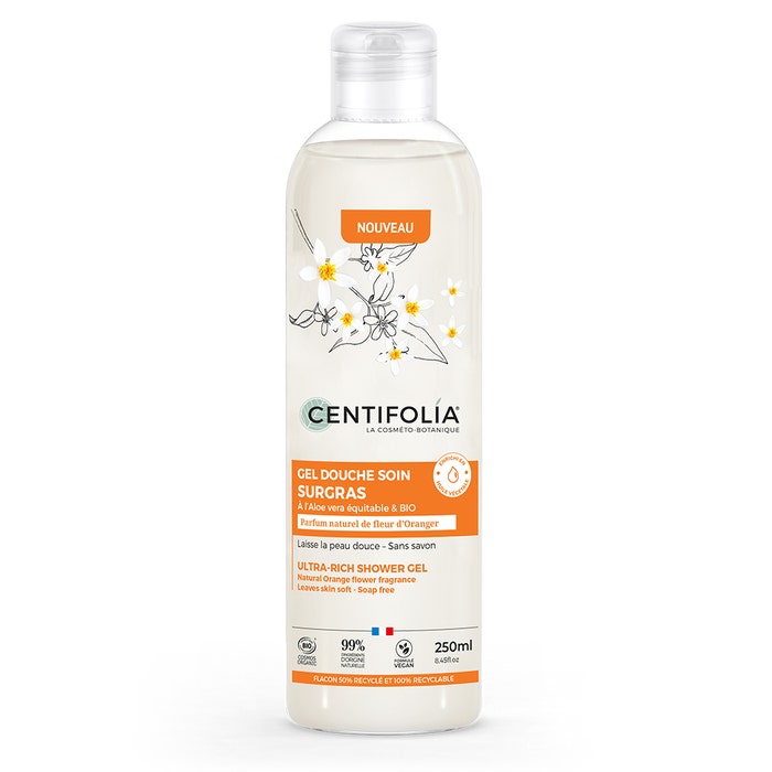 Centifolia gel doccia superfluido al profumo di Fiori d'Arancio 250ml