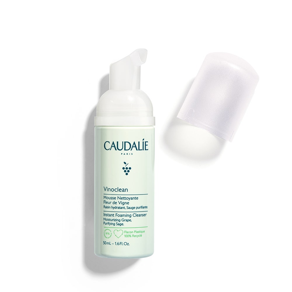 Caudalie Vinoclean Schiuma Detergente Formato Viaggio Viso 50ml