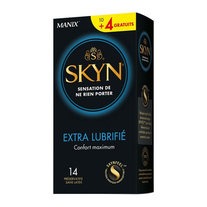 Preservativi di massimo comfort x14 Extra Lubrifié Manix