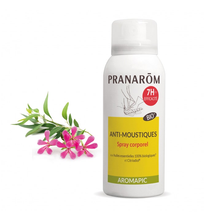 Pranarôm Aromapic Spray corpo biologico anti-zanzare 200 ml