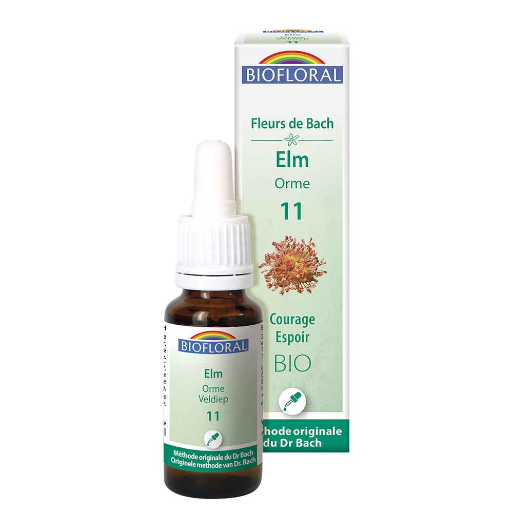 Biofloral N. 11 Rimedi floreali di Bach Demeter Organici Elm Courage Hope 25ml