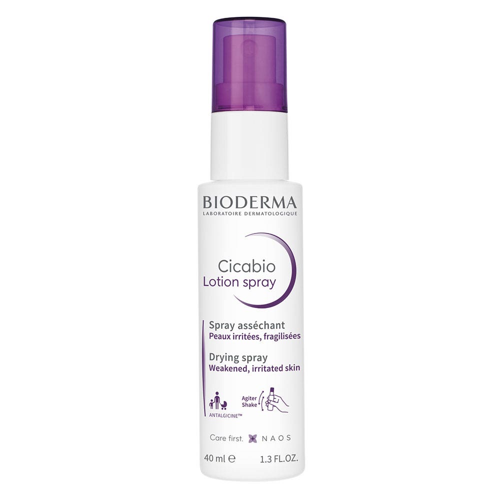 Bioderma Cicabio Spray asciugante riparatore Pelli danneggiate 40ml