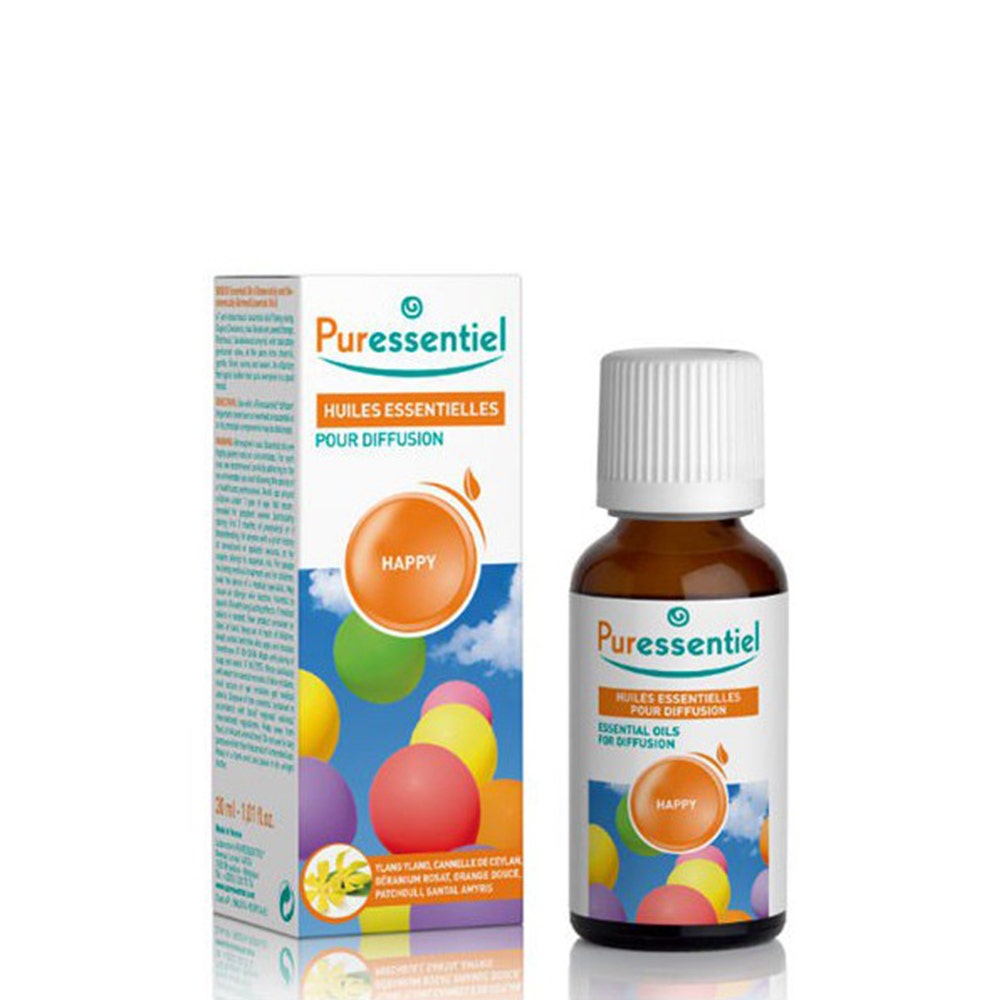 Puressentiel Diffusione degli oli essenziali Happy per diffusione 30ml